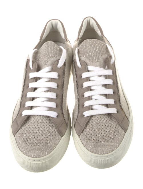 Brunello Cucinelli Colorblock Pattern Sneakers