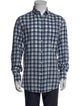 Brunello Cucinelli Plaid Print Long Sleeve Shirt