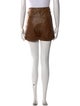 Brunello Cucinelli Leather Mini Shorts