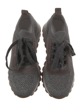 Brunello Cucinelli Glitter Accents Sneakers