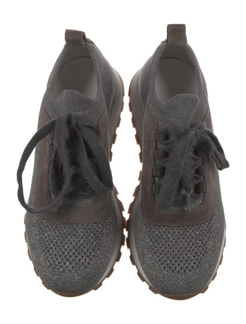 Brunello Cucinelli Glitter Accents Sneakers