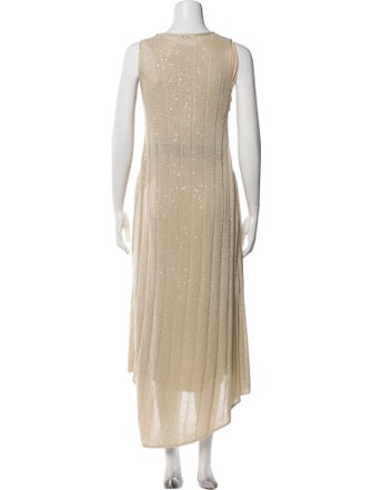 Brunello Cucinelli Printed Long Dress