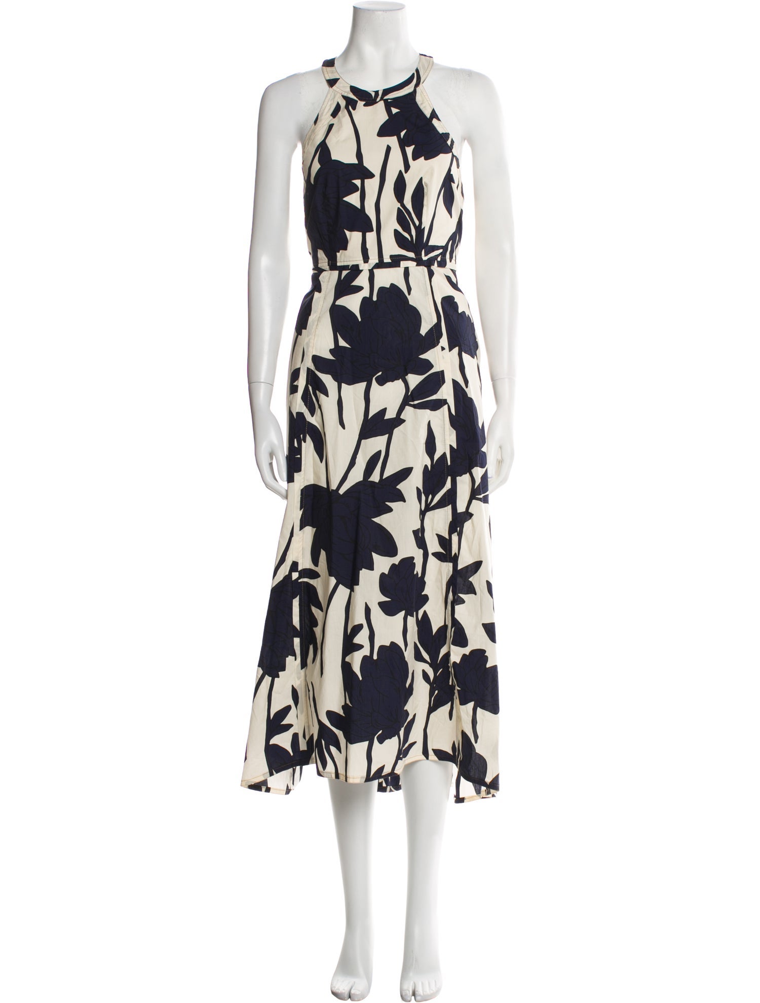 Brunello Cucinelli Floral Print Long Dress