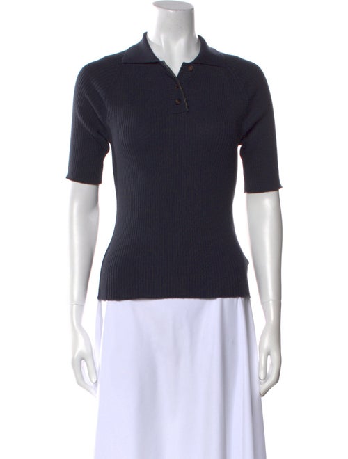 Brunello Cucinelli Virgin Wool Short Sleeve Polo