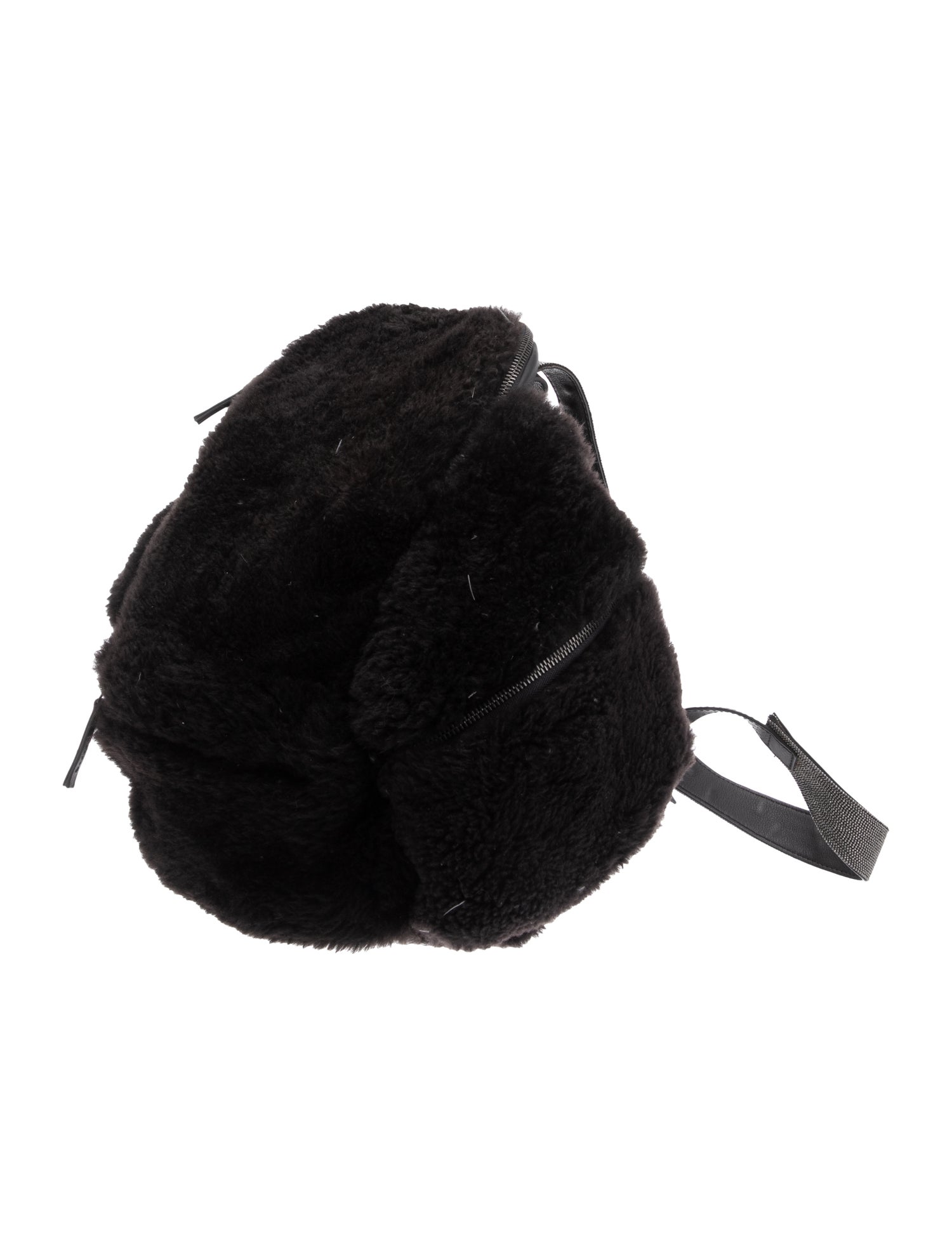 Brunello Cucinelli Shearling Evening Bag