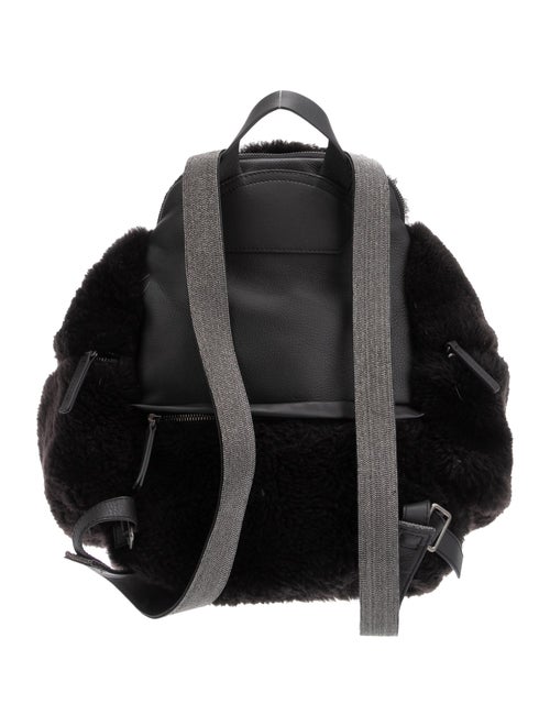 Brunello Cucinelli Shearling Evening Bag