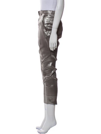 Brunello Cucinelli Silk Skinny Leg Pants