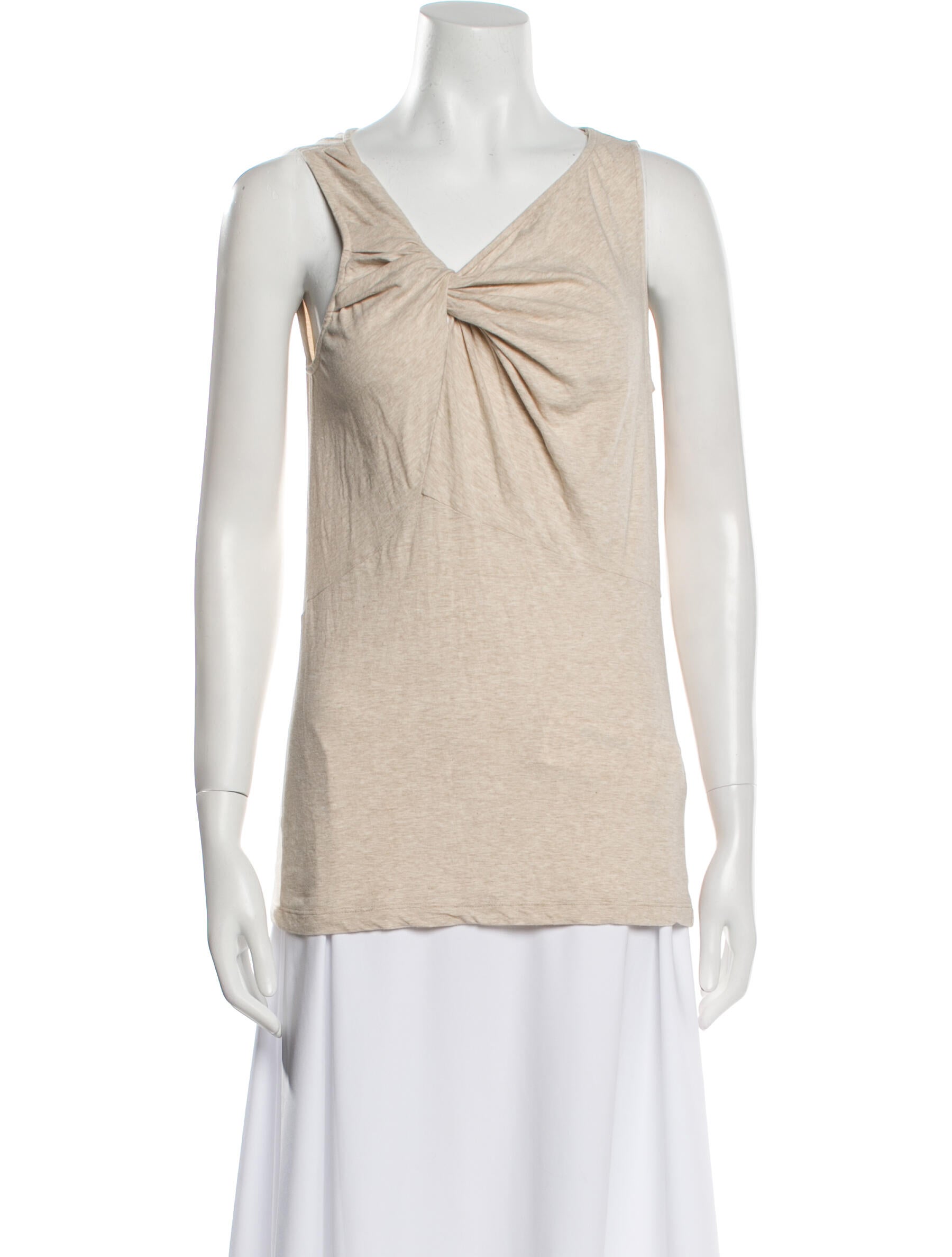Brunello Cucinelli V-Neck Sleeveless Top