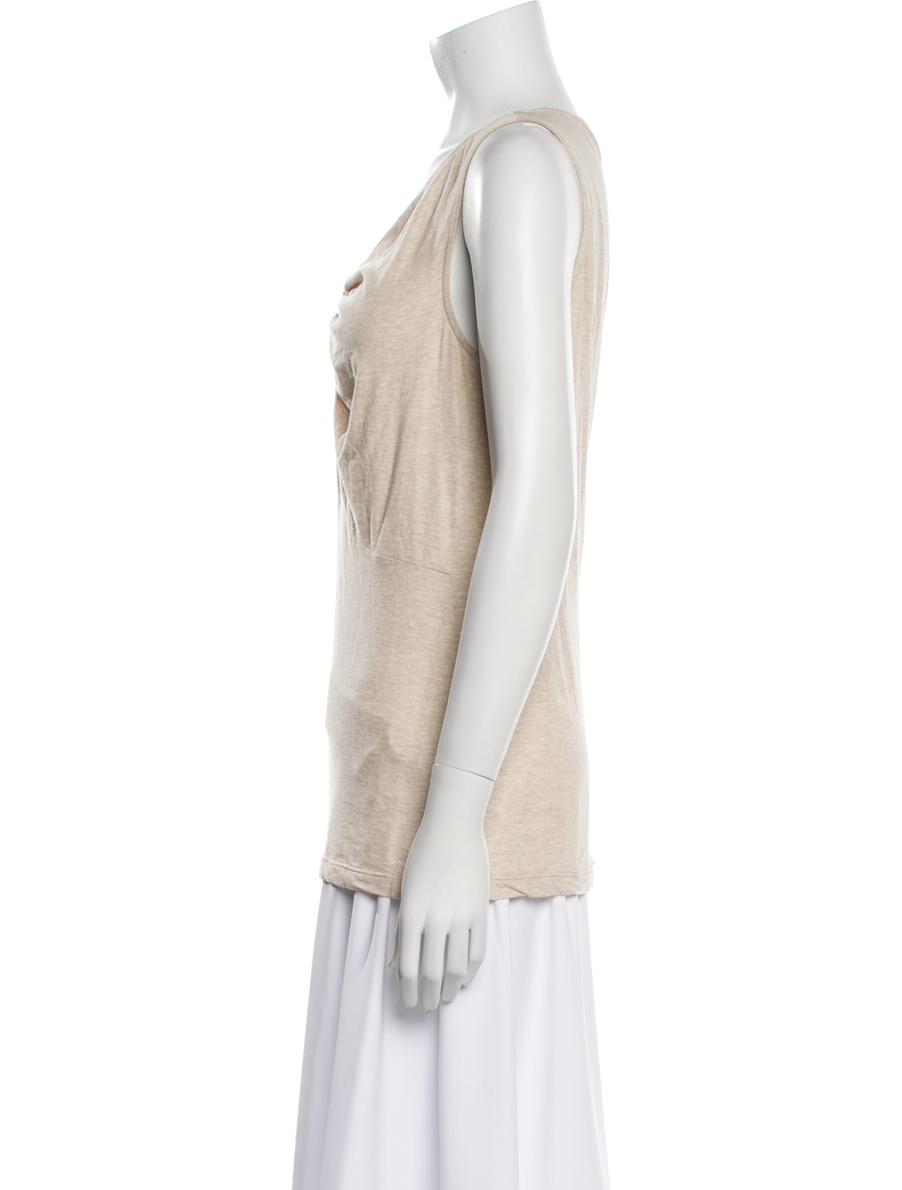 Brunello Cucinelli V-Neck Sleeveless Top