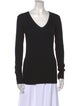 Brunello Cucinelli V-Neck Long Sleeve Top