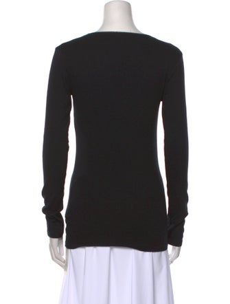 Brunello Cucinelli V-Neck Long Sleeve Top