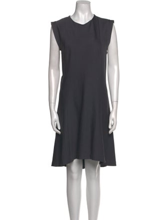 Brunello Cucinelli Crew Neck Knee-Length Dress
