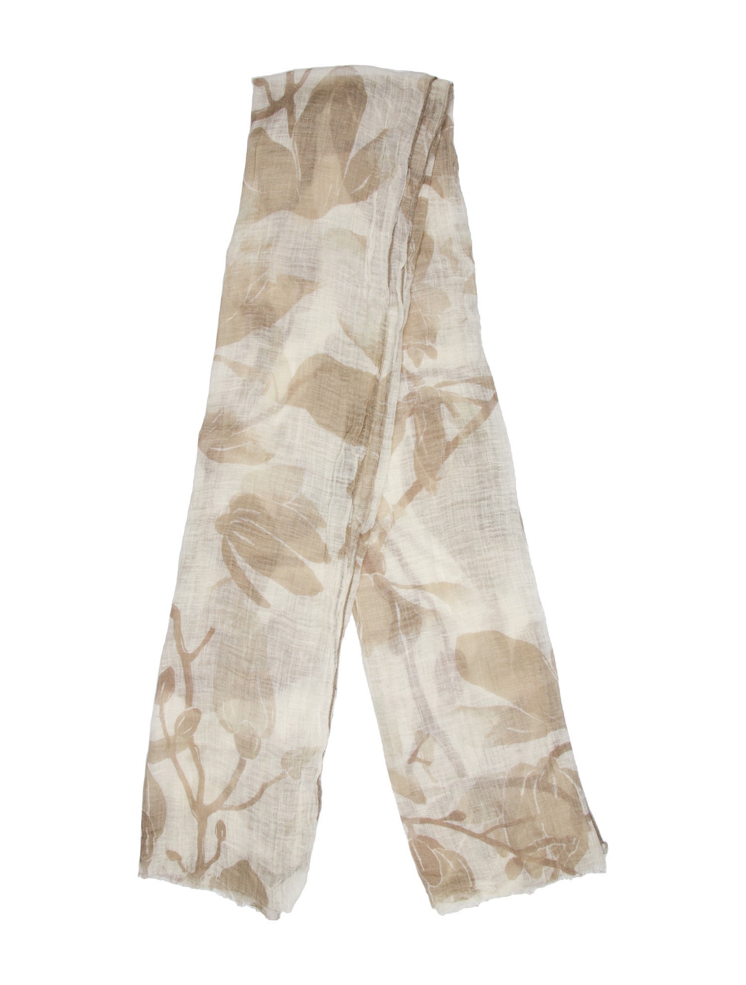 Brunello Cucinelli Floral Print Scarf