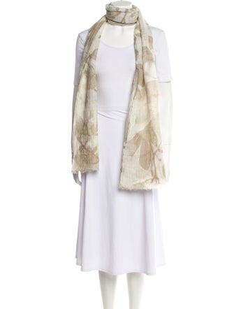 Brunello Cucinelli Floral Print Scarf