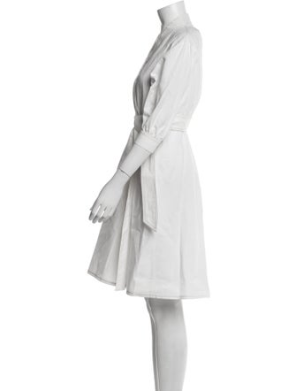 Brunello Cucinelli V-Neck Knee-Length Dress