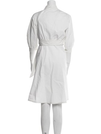 Brunello Cucinelli V-Neck Knee-Length Dress