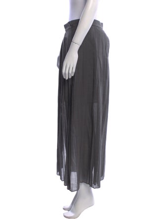 Brunello Cucinelli Pleated Accents Midi Length Skirt