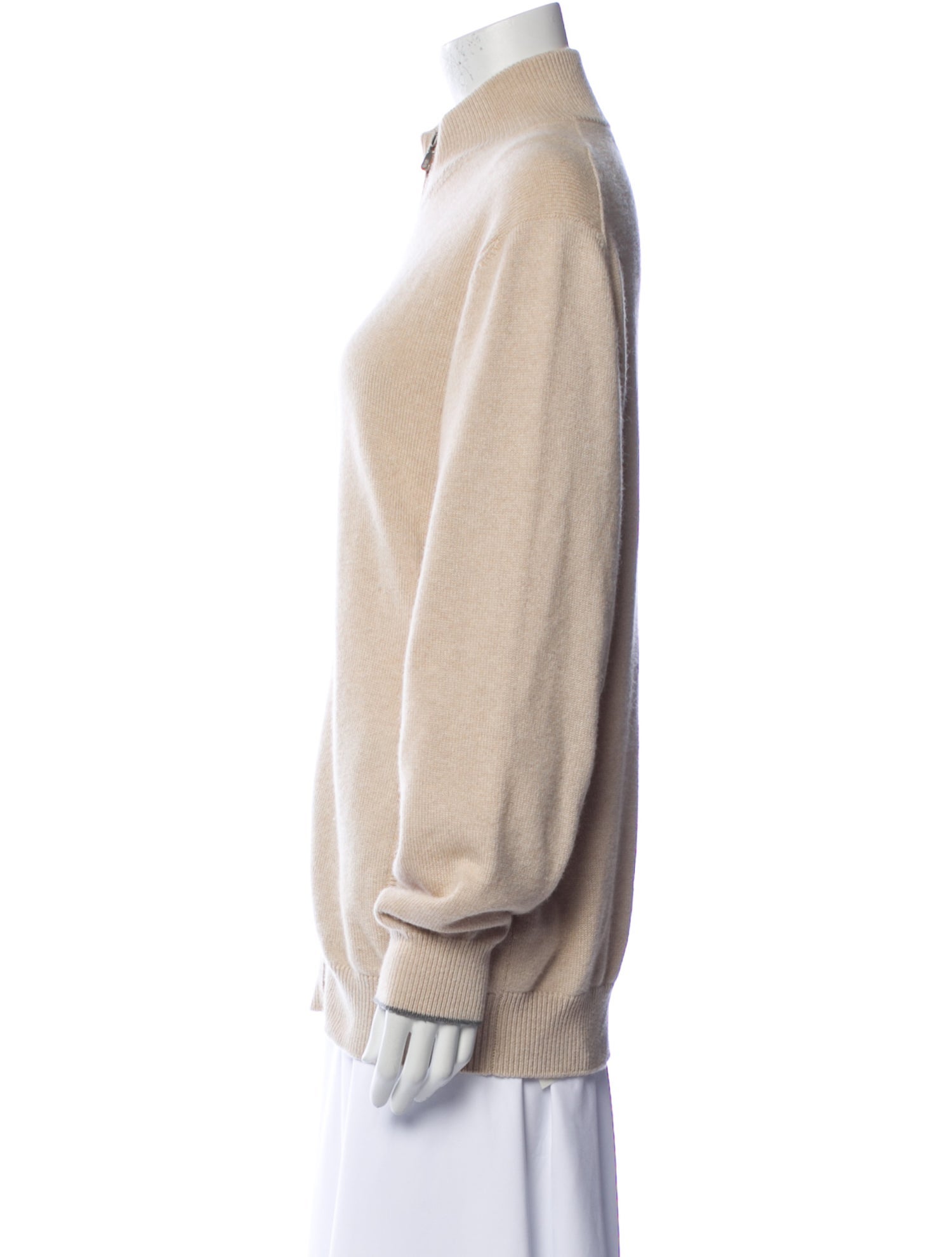 Brunello Cucinelli Cashmere Mock Neck Sweater