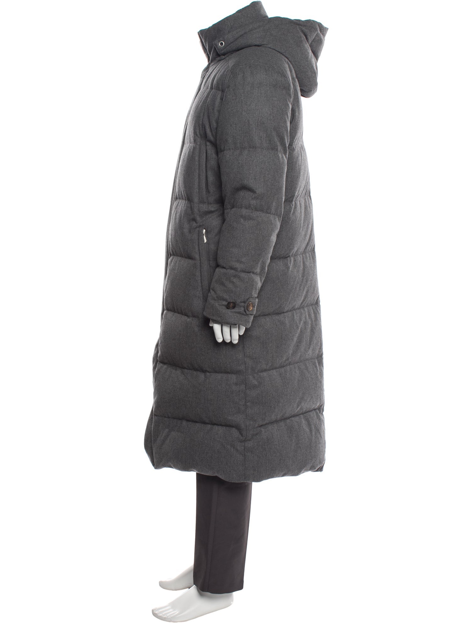 Brunello Cucinelli Wool Puffer Coat