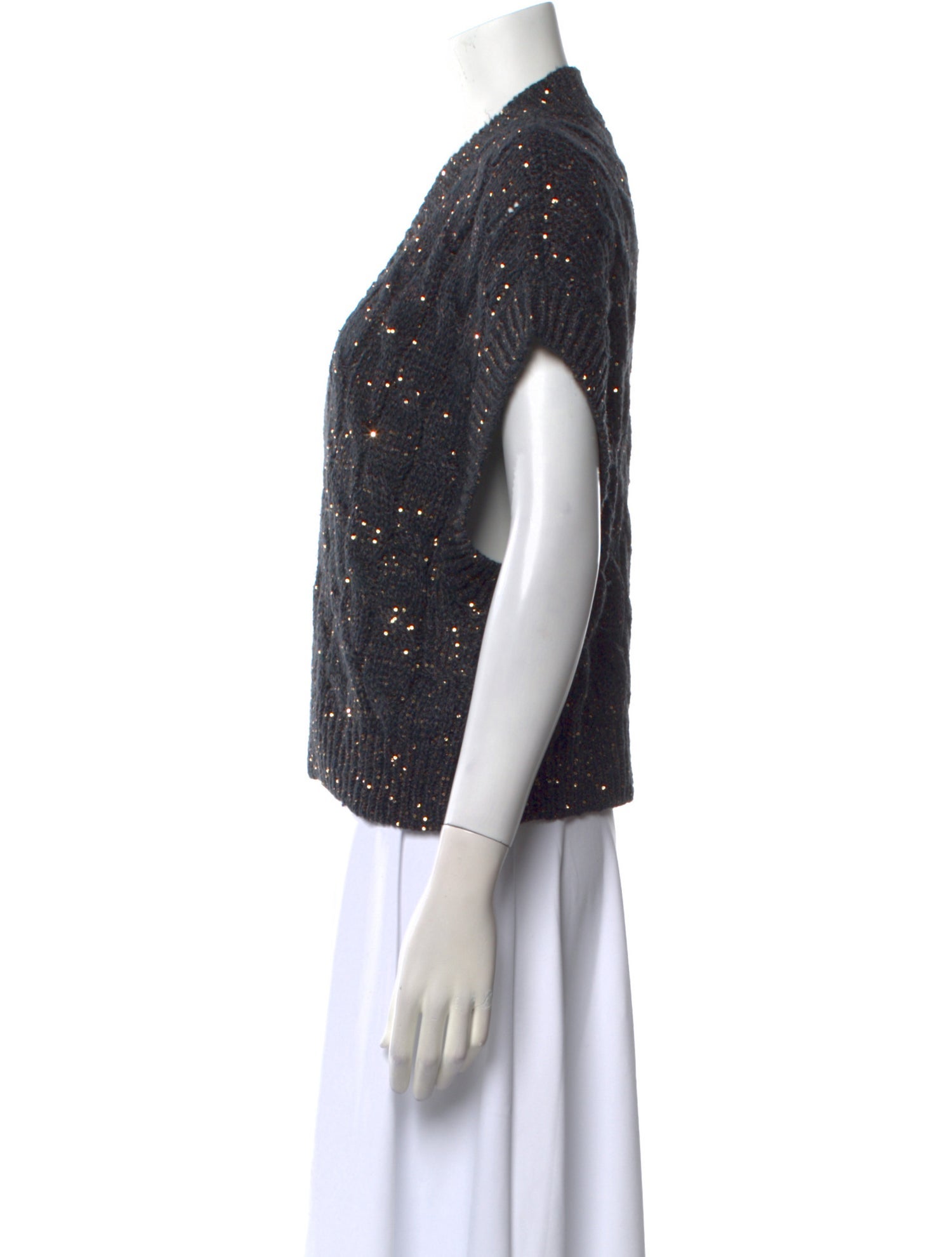 Brunello Cucinelli Silk Printed Sweater