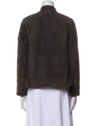 Brunello Cucinelli Leather Biker Jacket