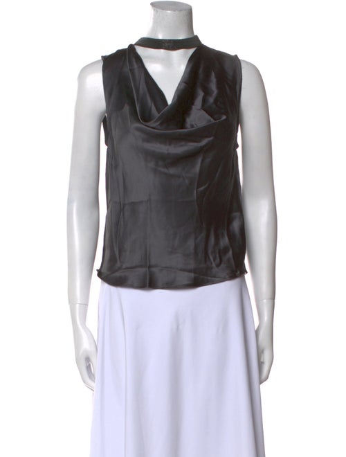 Brunello Cucinelli Cowl Neck Sleeveless Top