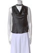 Brunello Cucinelli Cowl Neck Sleeveless Top