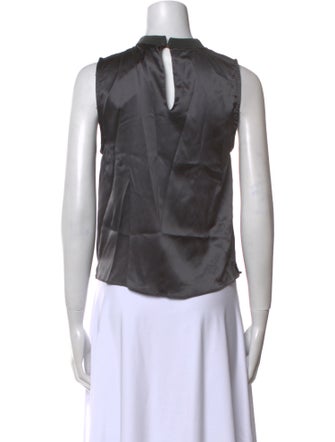 Brunello Cucinelli Cowl Neck Sleeveless Top
