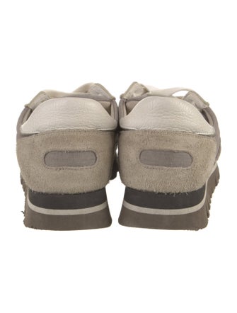 Brunello Cucinelli Suede Beaded Accents Sneakers