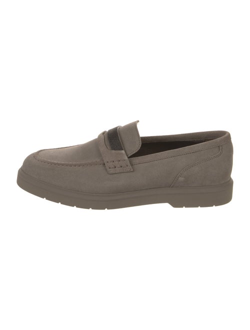 Brunello Cucinelli Monili Suede Loafers