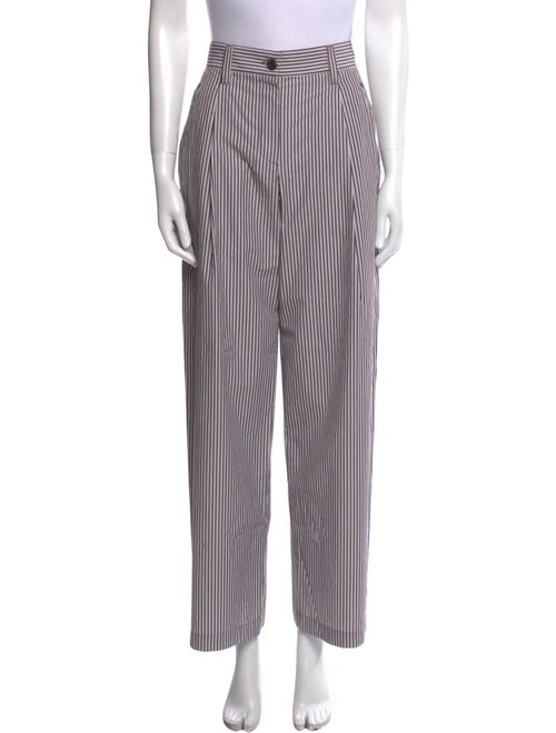Brunello Cucinelli Striped Wide Leg Pants