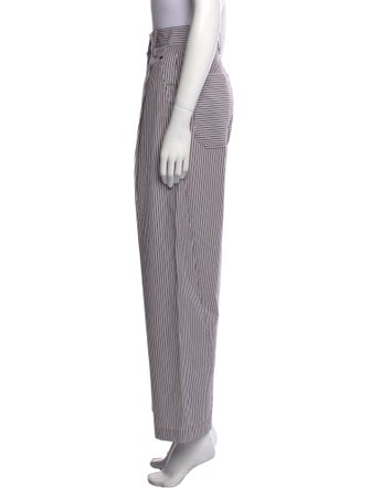 Brunello Cucinelli Striped Wide Leg Pants