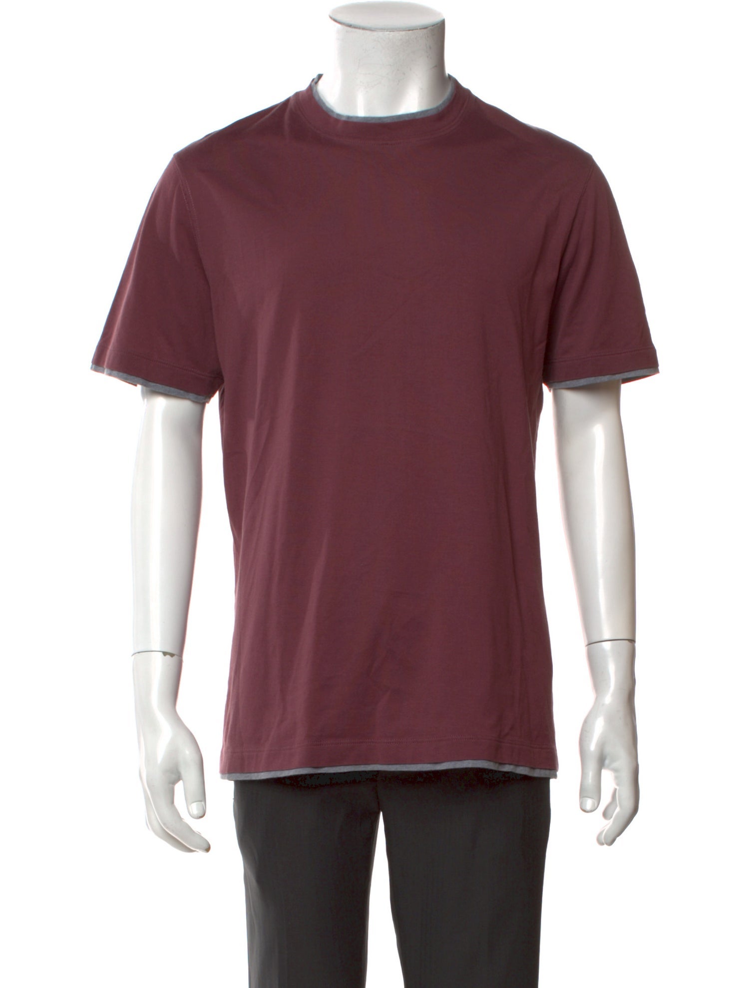 Brunello Cucinelli Crew Neck Short Sleeve T-Shirt