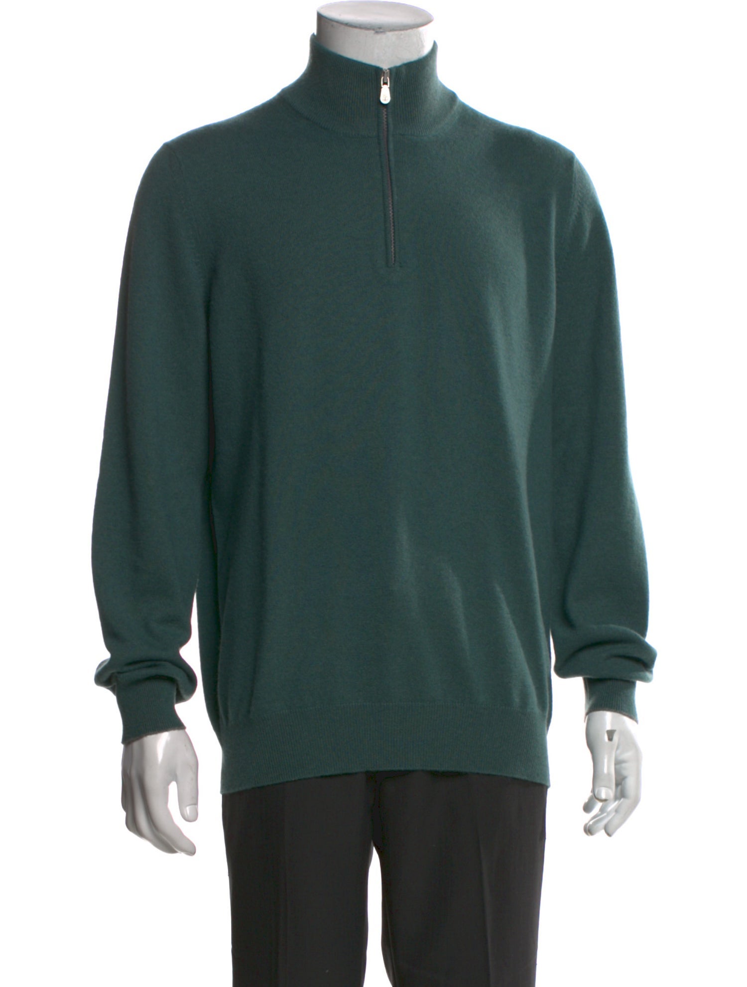 Brunello Cucinelli Cashmere Turtleneck Polo Sweater