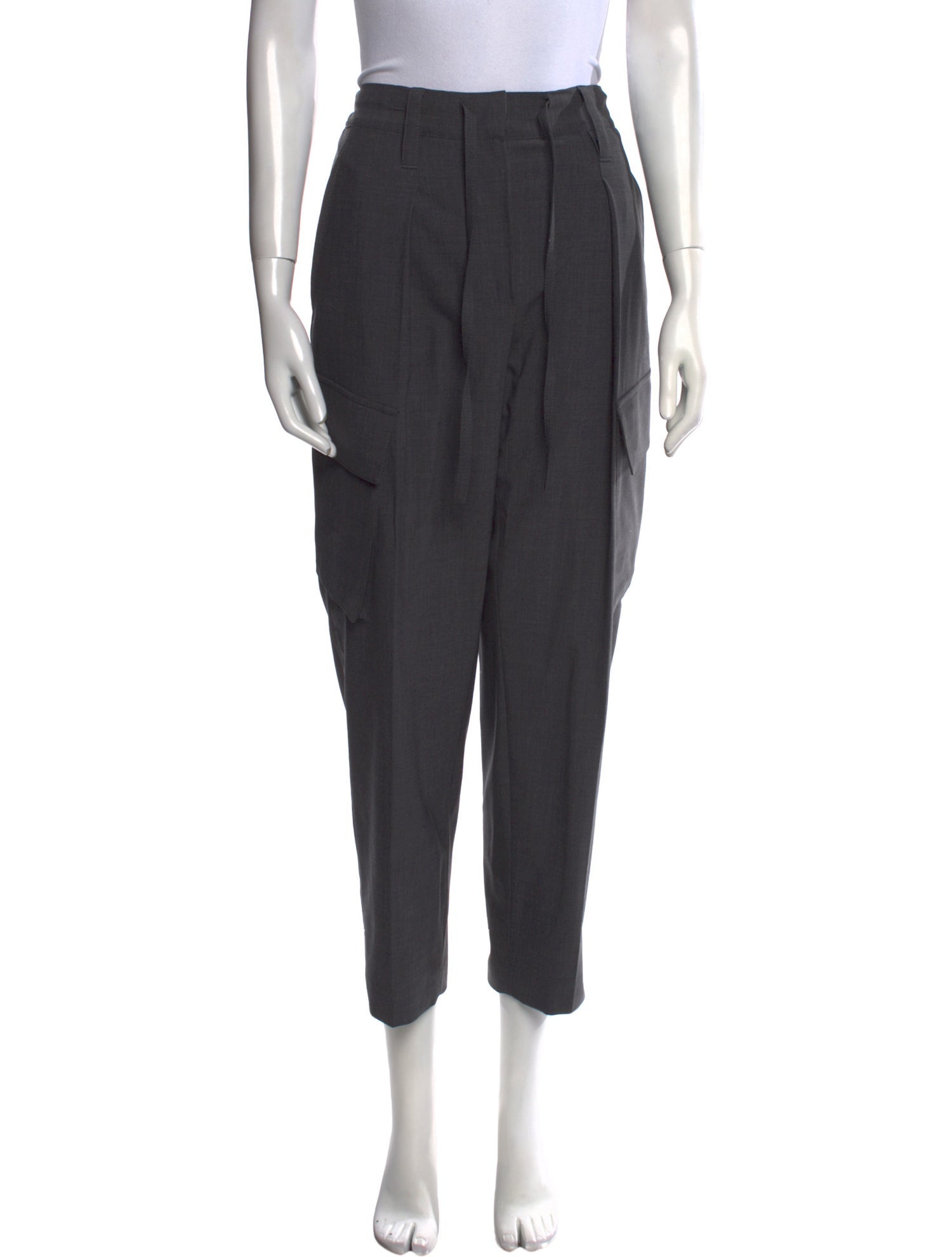 Brunello Cucinelli Virgin Wool Straight Leg Pants