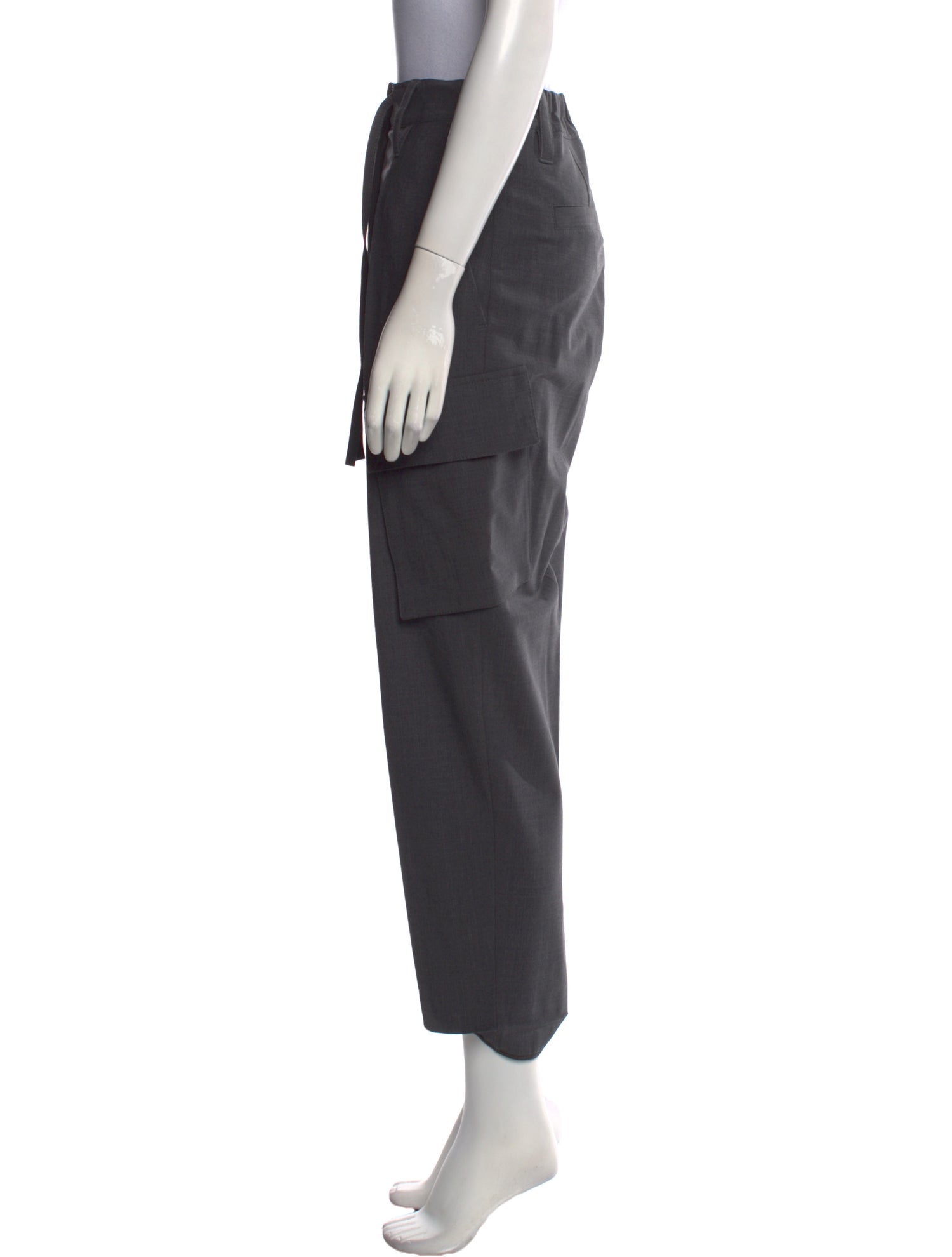 Brunello Cucinelli Virgin Wool Straight Leg Pants