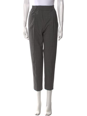 Brunello Cucinelli Virgin Wool Straight Leg Pants