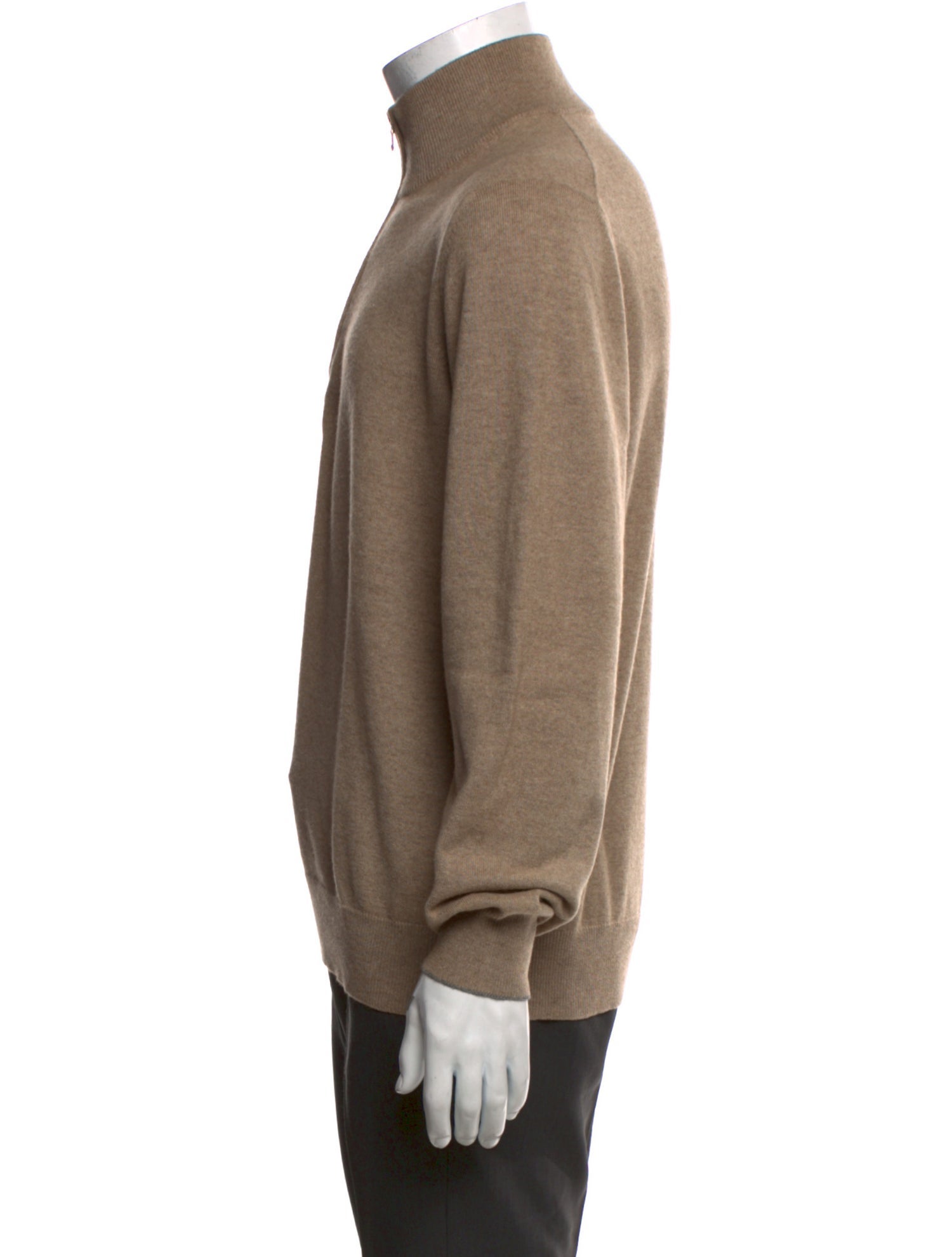 Brunello Cucinelli Cashmere Turtleneck Polo Sweater
