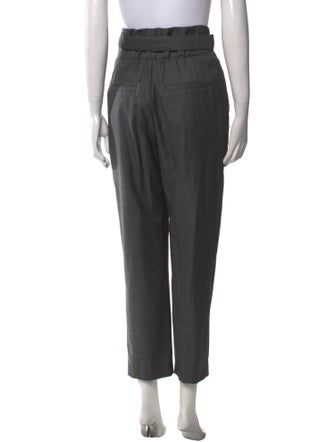 Brunello Cucinelli Virgin Wool Straight Leg Pants
