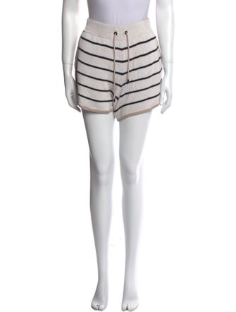 Brunello Cucinelli Striped Mini Shorts