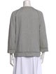 Brunello Cucinelli Crew Neck Three-Quarter Sleeve Sweatshirt