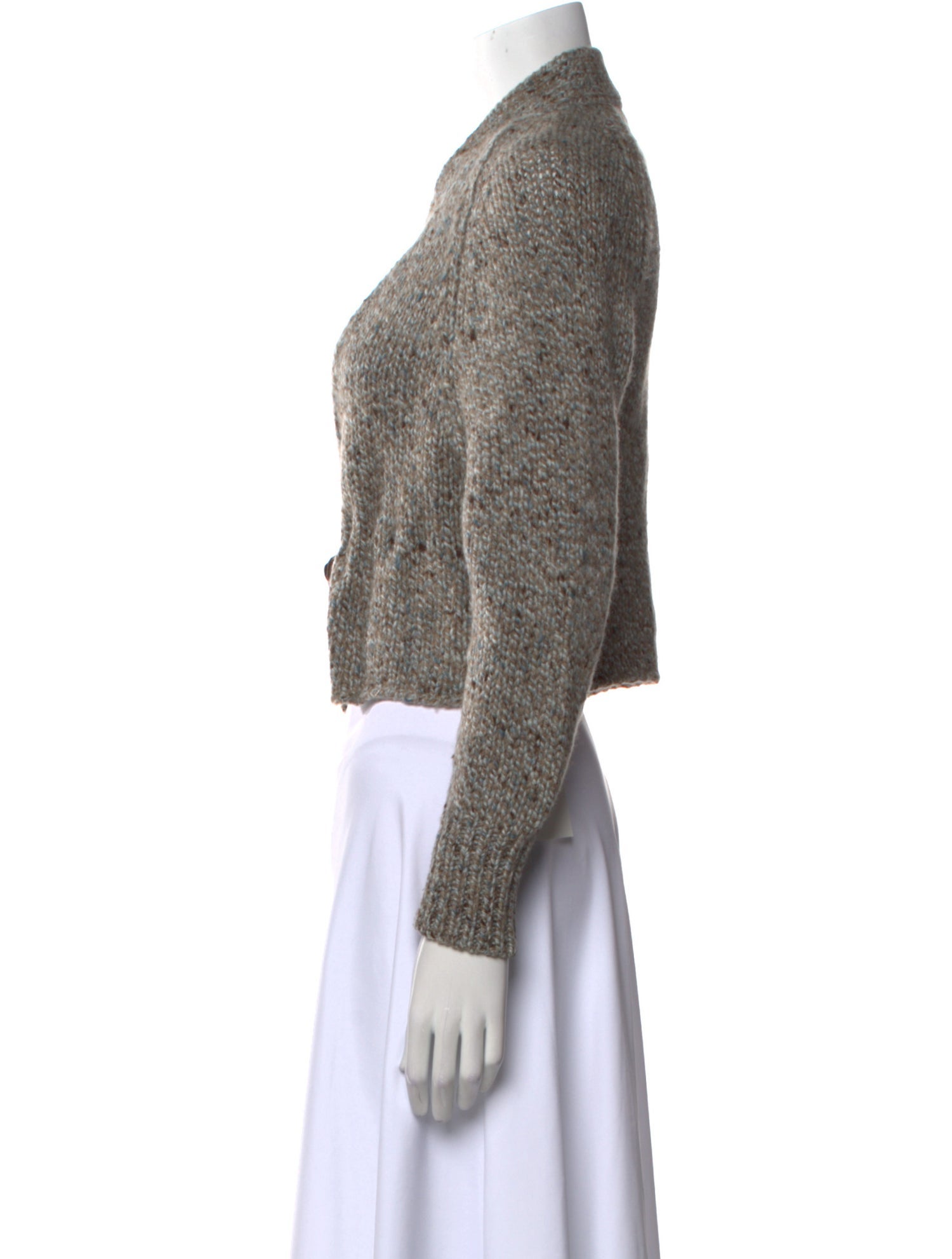 Brunello Cucinelli Cashmere Open Front Sweater
