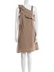 Brunello Cucinelli One-Shoulder Knee-Length Dress