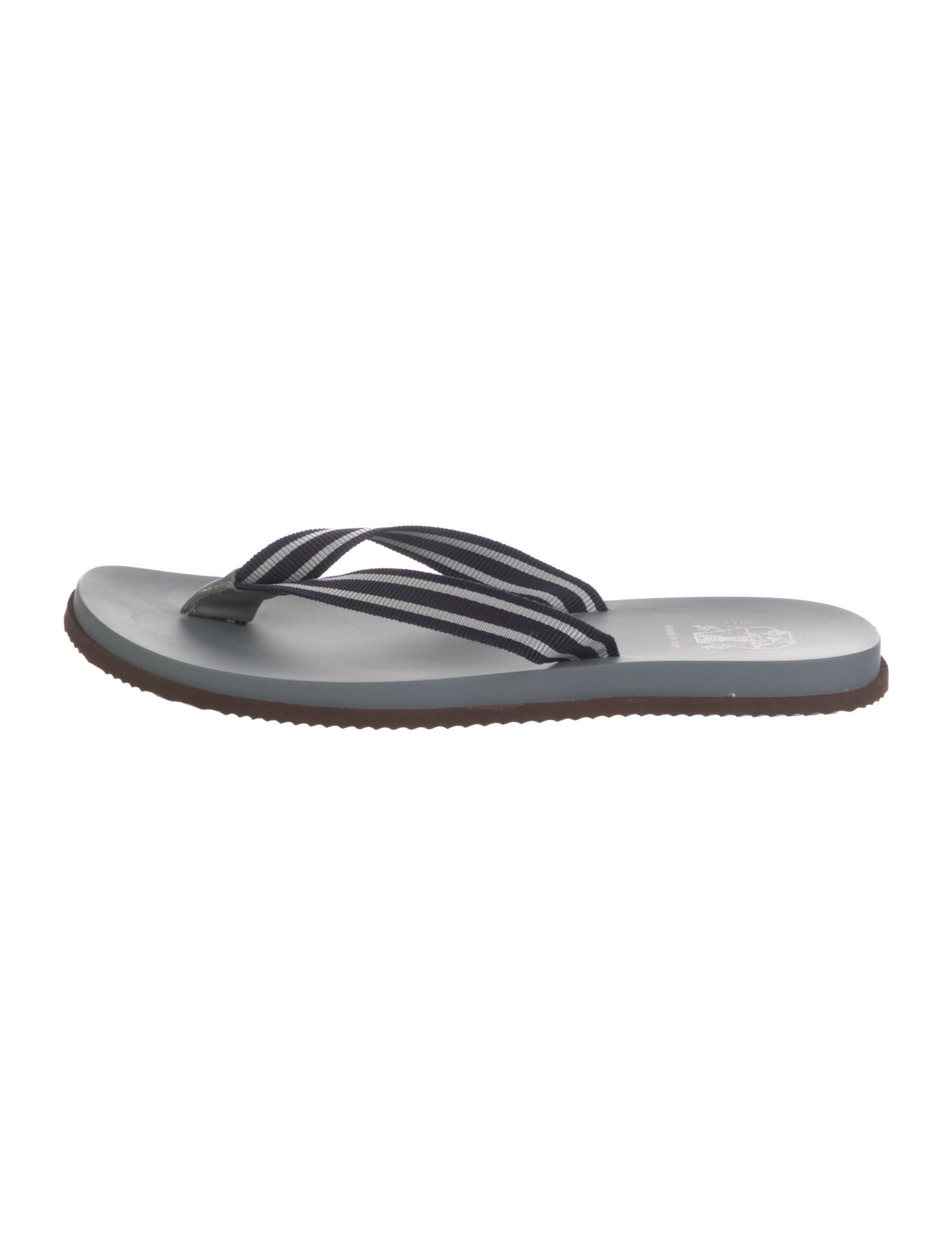 Brunello Cucinelli Rubber Flip Flops