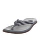 Brunello Cucinelli Rubber Flip Flops