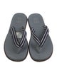 Brunello Cucinelli Rubber Flip Flops
