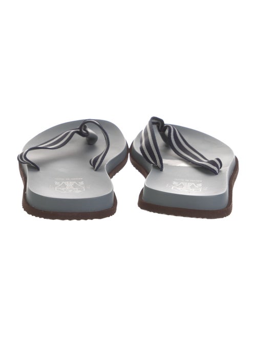 Brunello Cucinelli Rubber Flip Flops