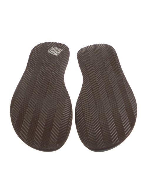 Brunello Cucinelli Rubber Flip Flops