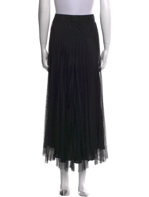 Brunello Cucinelli Mesh Accents Midi Length Skirt