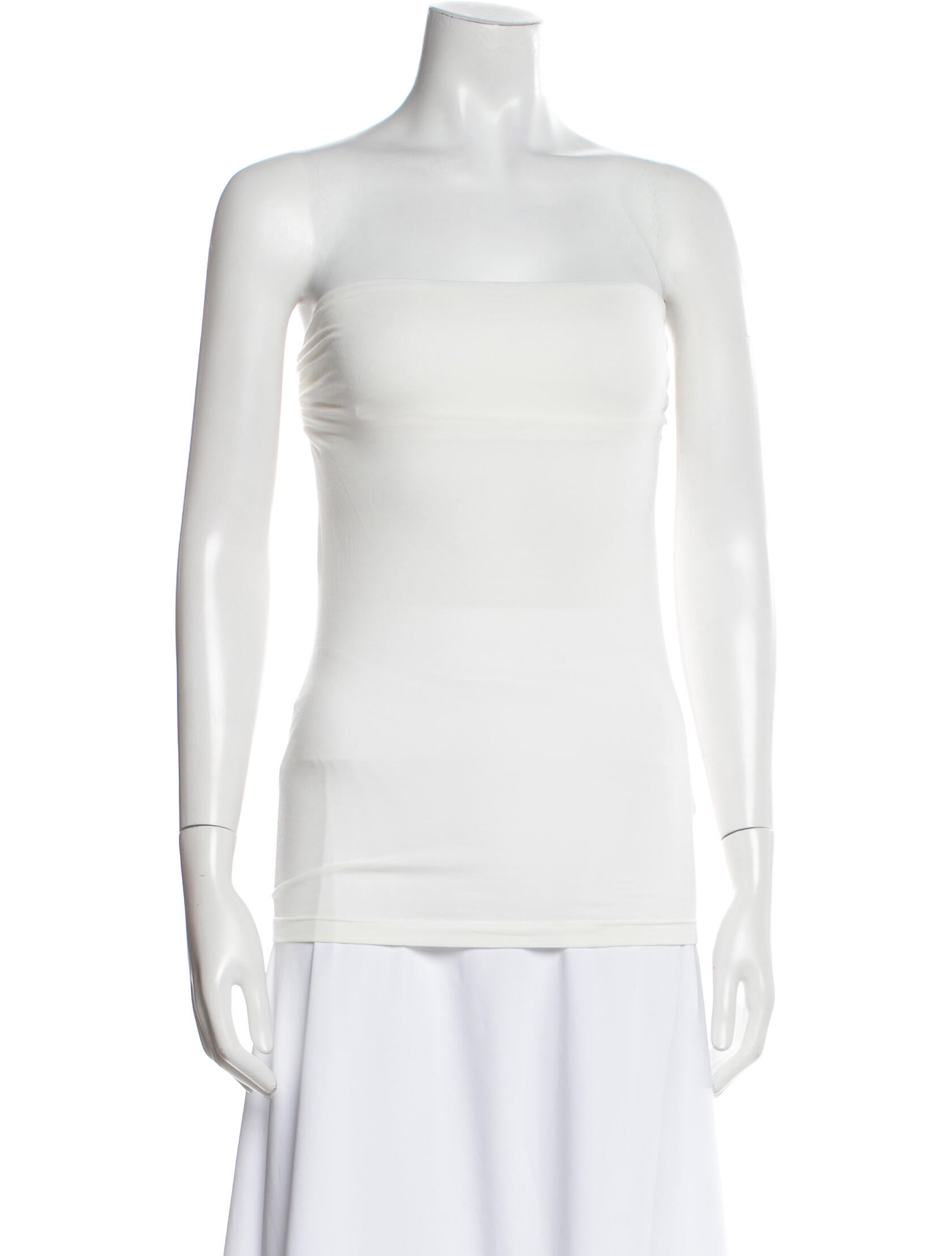Brunello Cucinelli Strapless Top